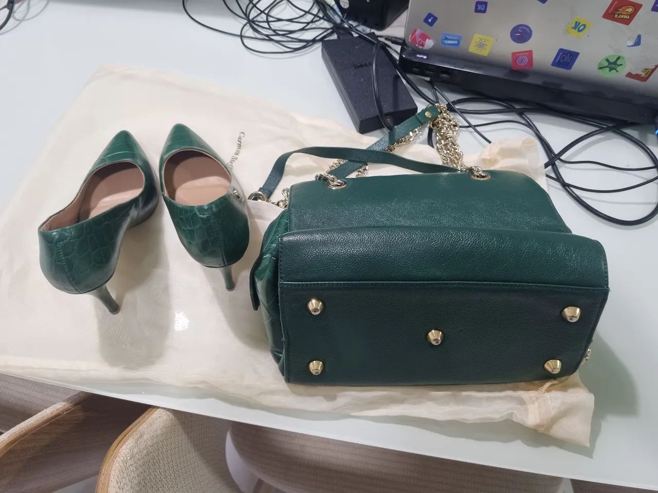 Bolsa+Sapato Carmen Stefani Original - Foto 4