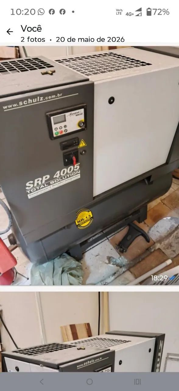 Compressor parafuso SRP 4005 schulz - Foto 2