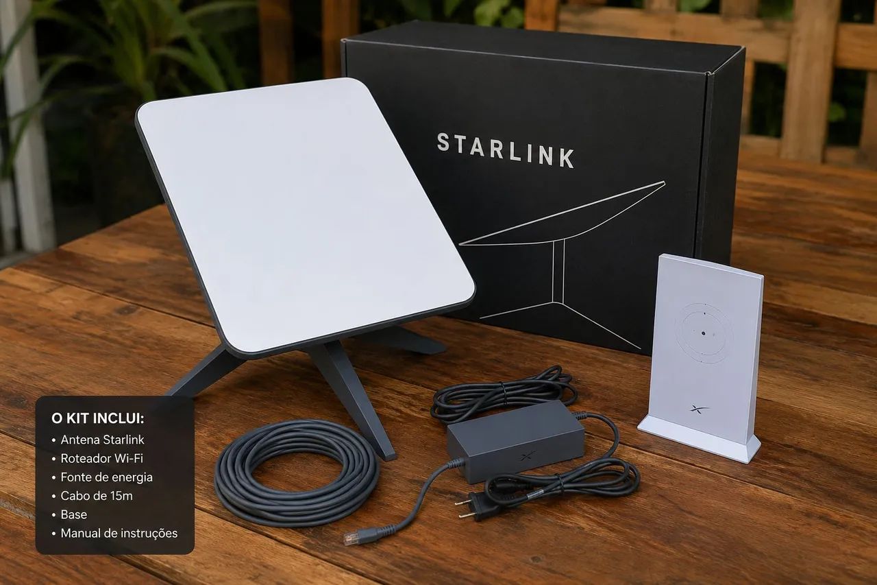 Aluguel Starlink Mini - Internet via satélite
