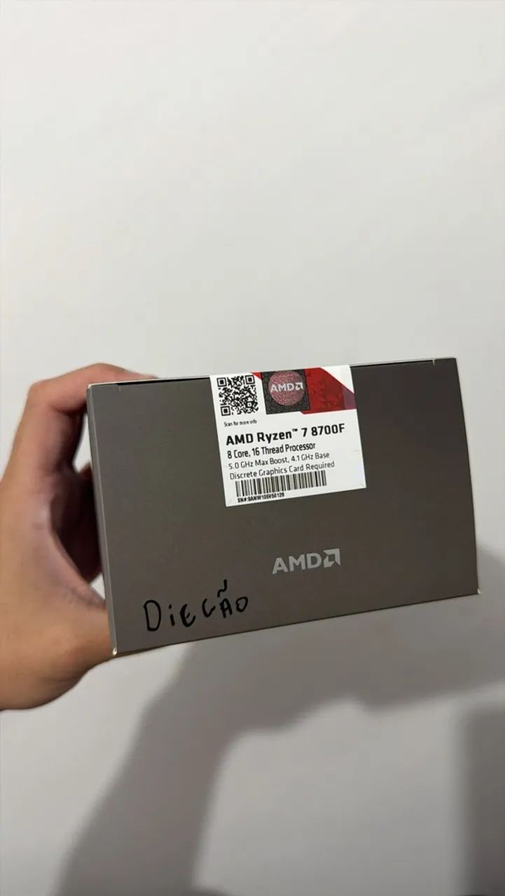 Processador AMD Ryzen 7 8700F