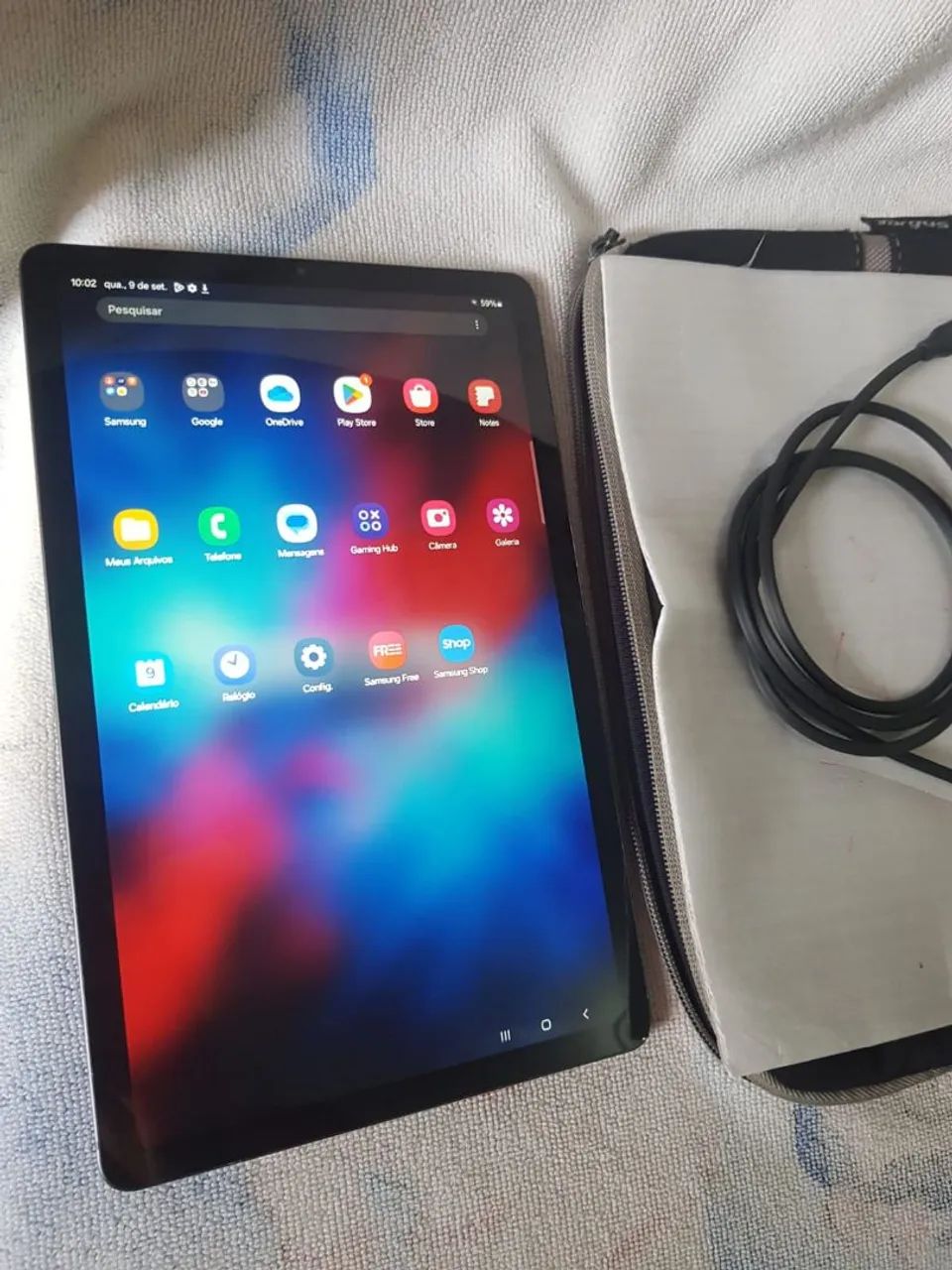 Tablet Samsung grande 64 gigas + cabo - Foto 4
