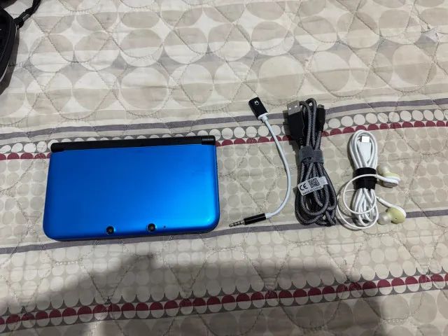 Nintendo 3DS XL - AZUL - DESBLOQUEADO - 128GB - Consoles de Vídeo