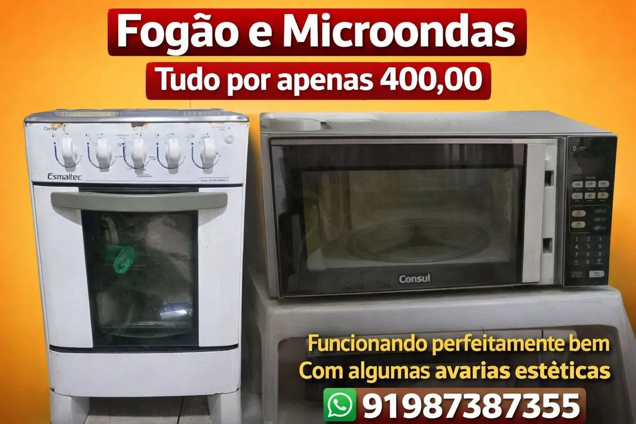 Fogão e microondas  - Foto 2