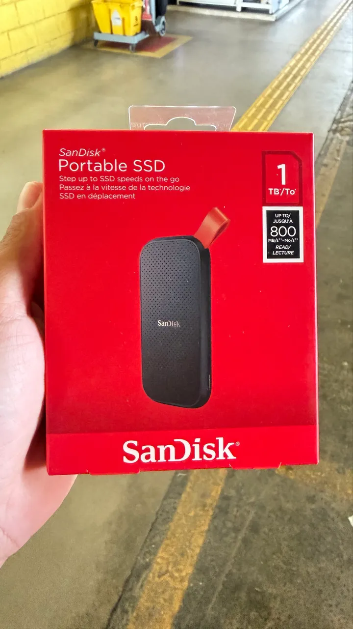 SSD Externo 500GB | Sandisk Extreme Portable - Armazenamento