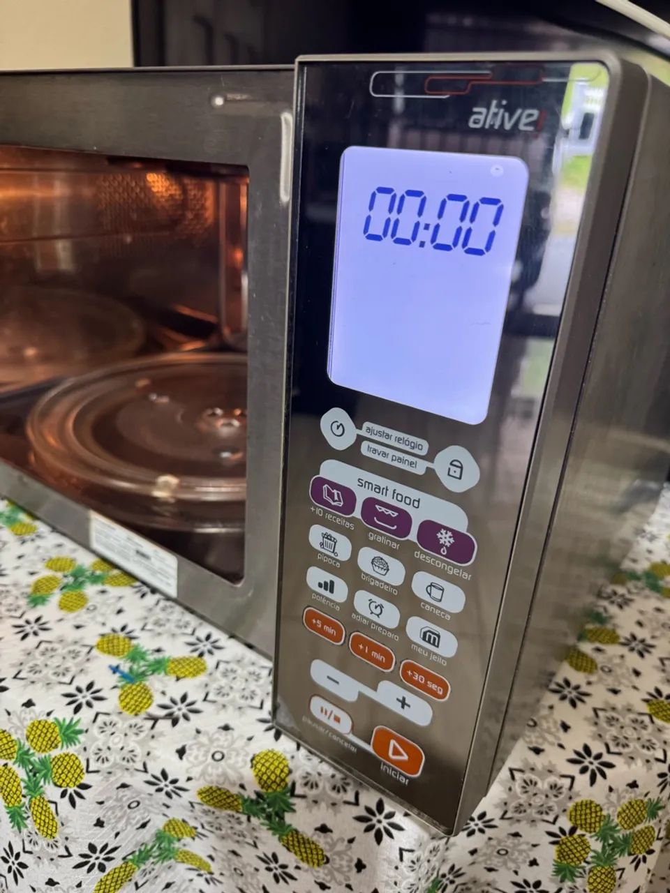 Microondas Brastemp inox 