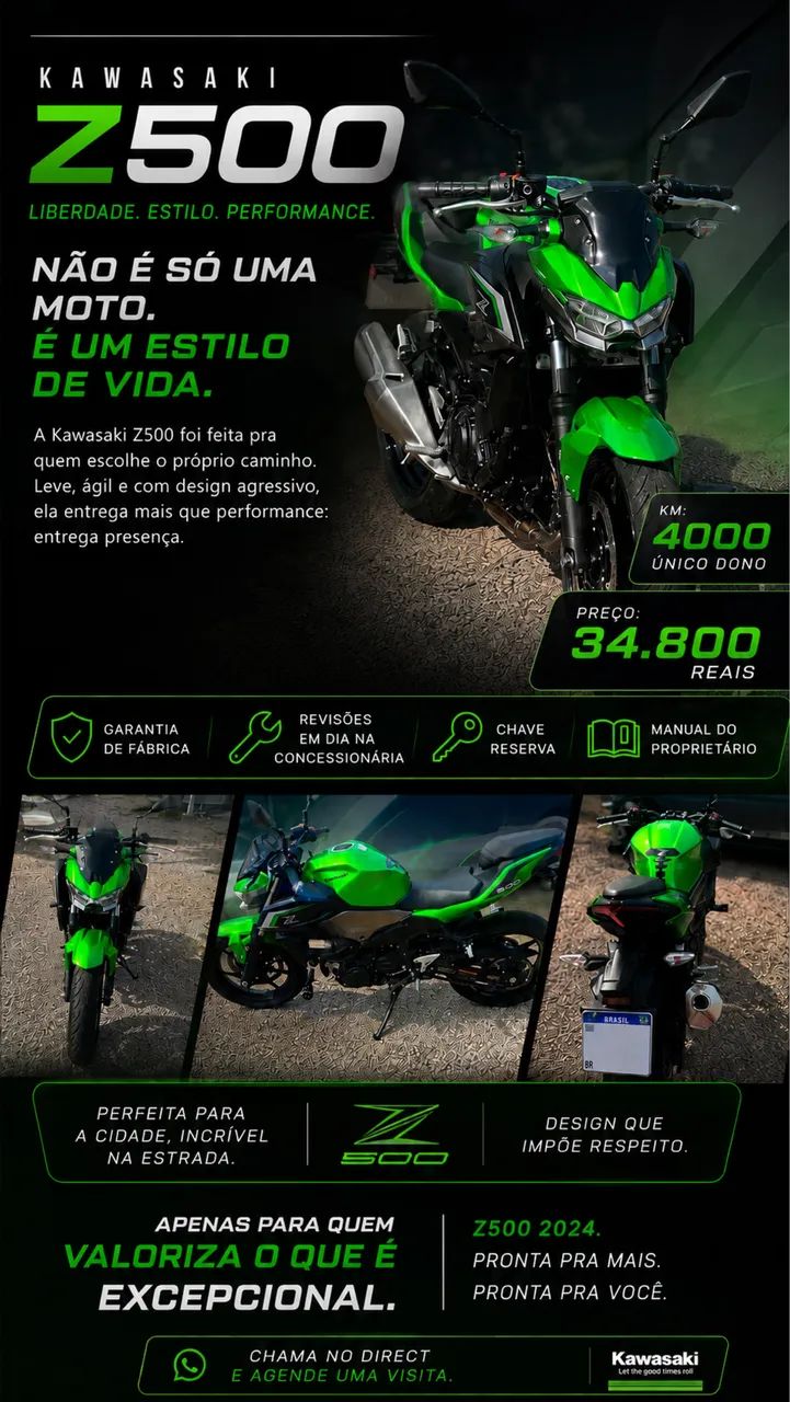 Kawasaki Z500 - Foto 3