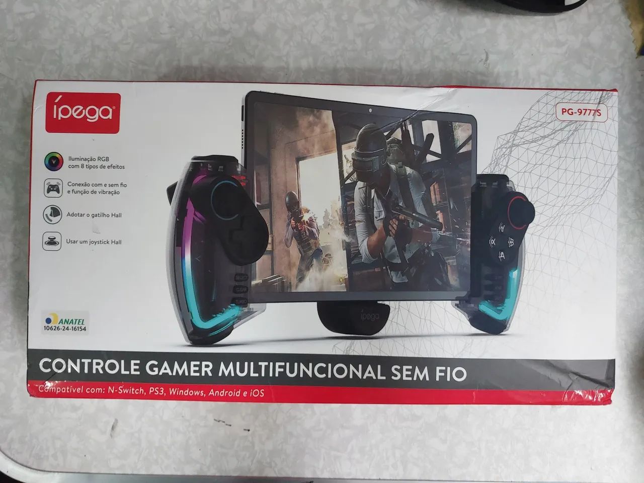 Controle para celular, tablet e nintendo switch modelo ipega pg9777