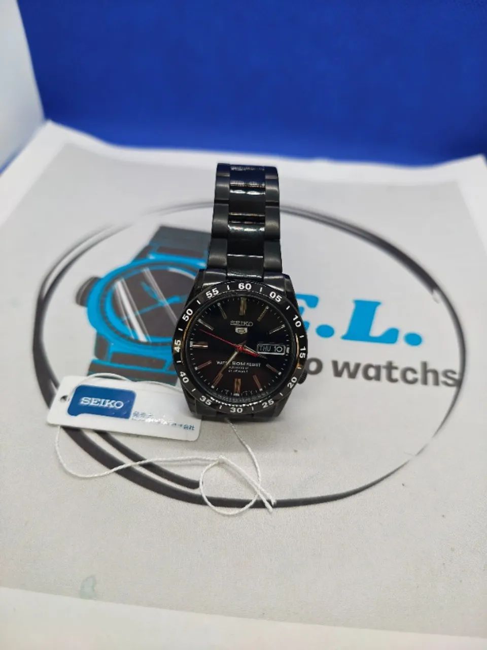 RELOGIO SEIKO 5 SNKE03.4 ALL BLACK 