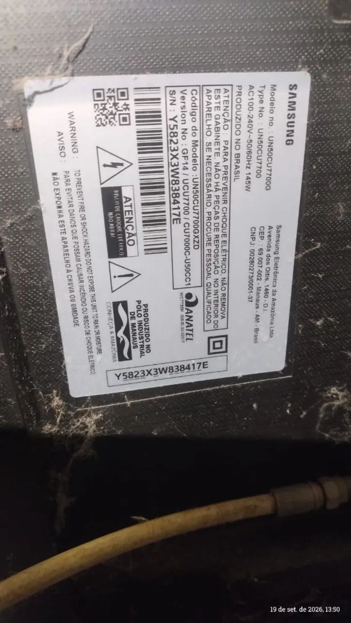 Tv Samsung 50" 4k modelo UNCU507700 - Foto 3