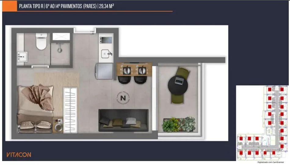 ON DOMINGOS DE MORAIS - APARTAMENTOS - Foto 12