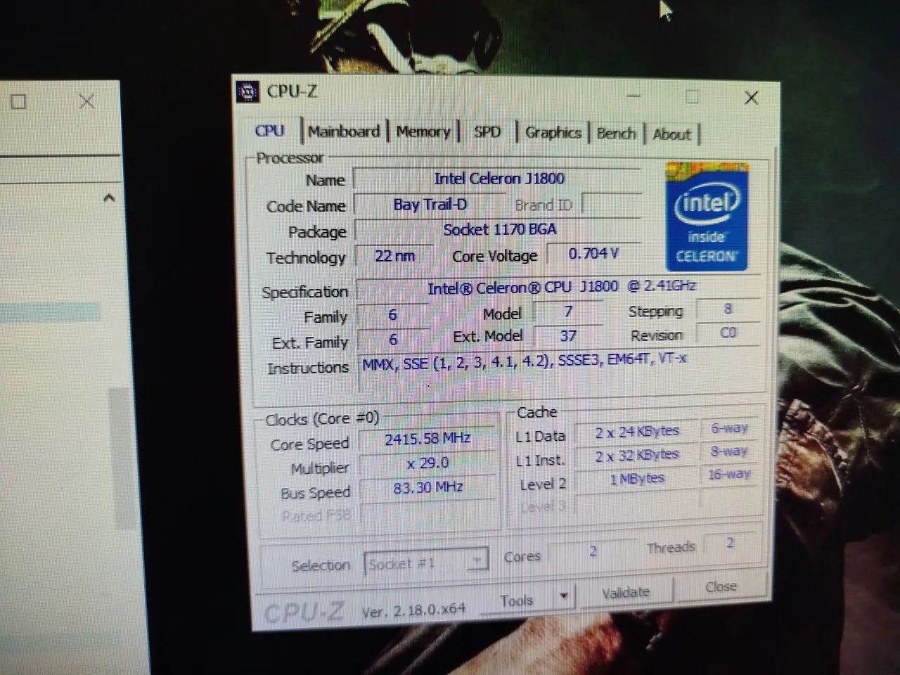 CPU Intel J1800 4G Ram - Foto 4