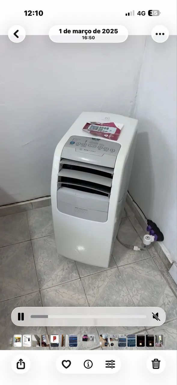 Vendo ar condicionado portátil eletrolux  - Foto 3