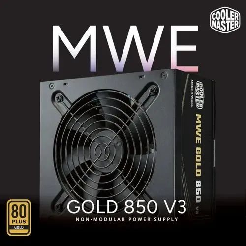 Fonte para Pc Cooler Master MWE Gold 850w - Nova Lacrada  - Foto 2