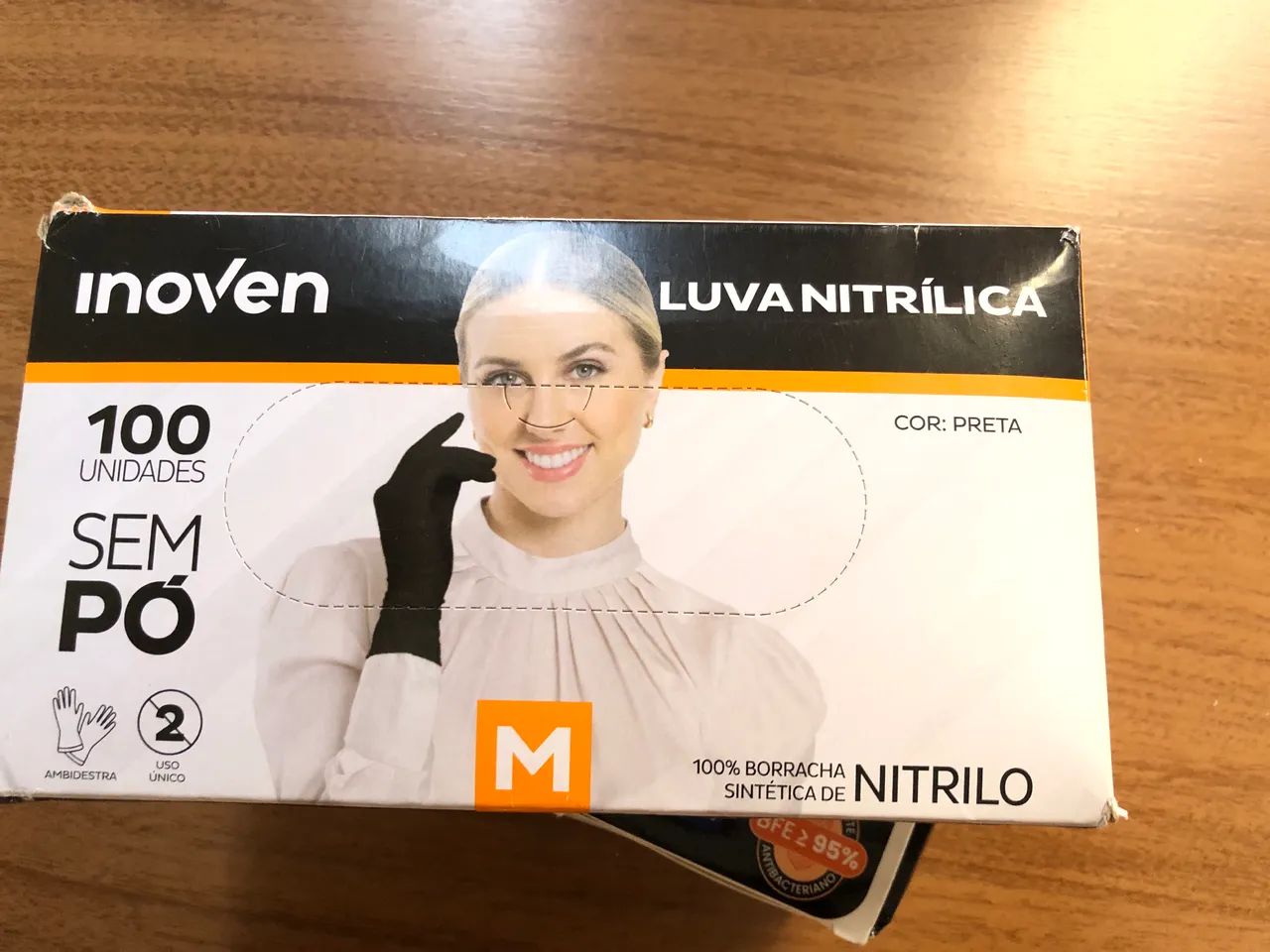 Vendo caixa de luva nitrilica 100 unidades 