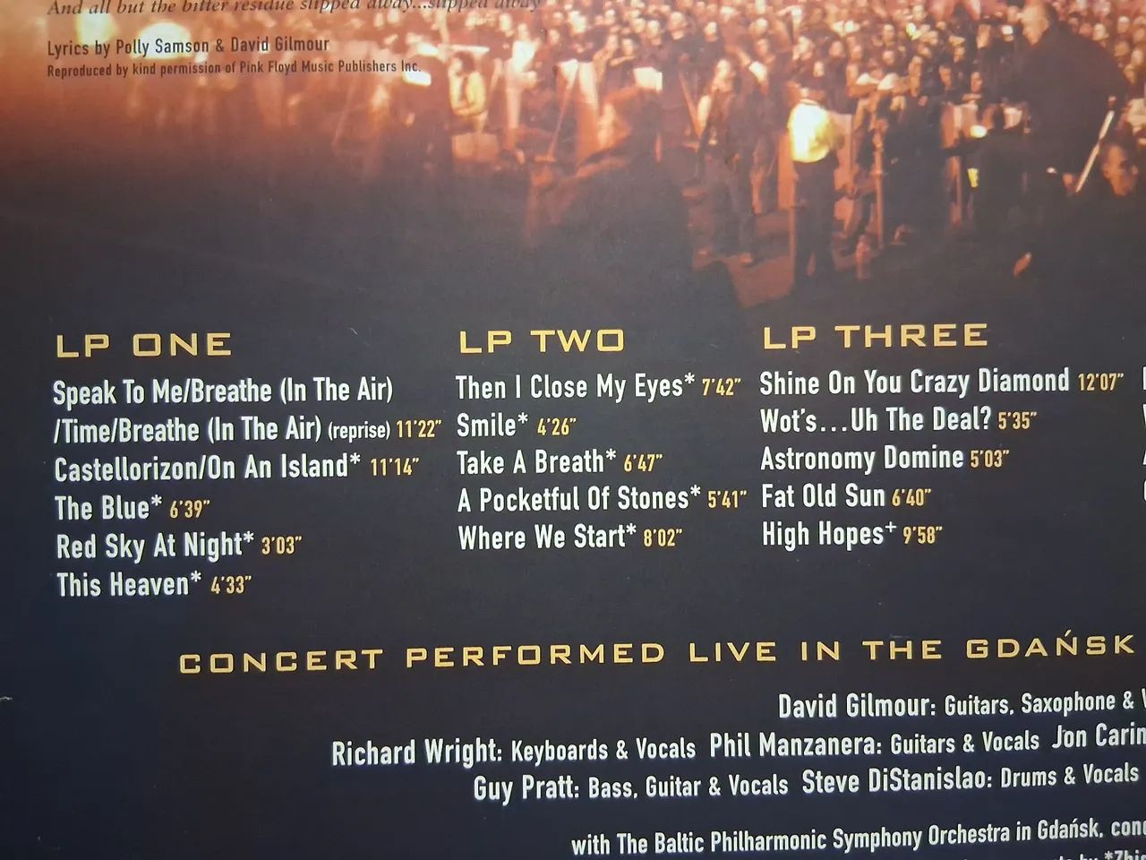 David Gilmour Live in Gdansk - Foto 3