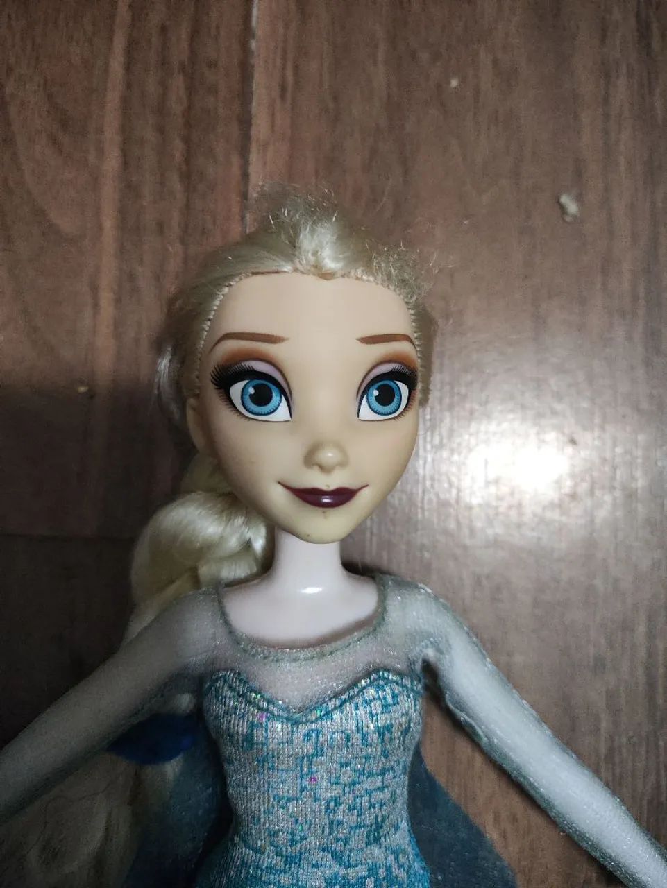 Boneca Elsa Frozen 2014 Usada. - Foto 2