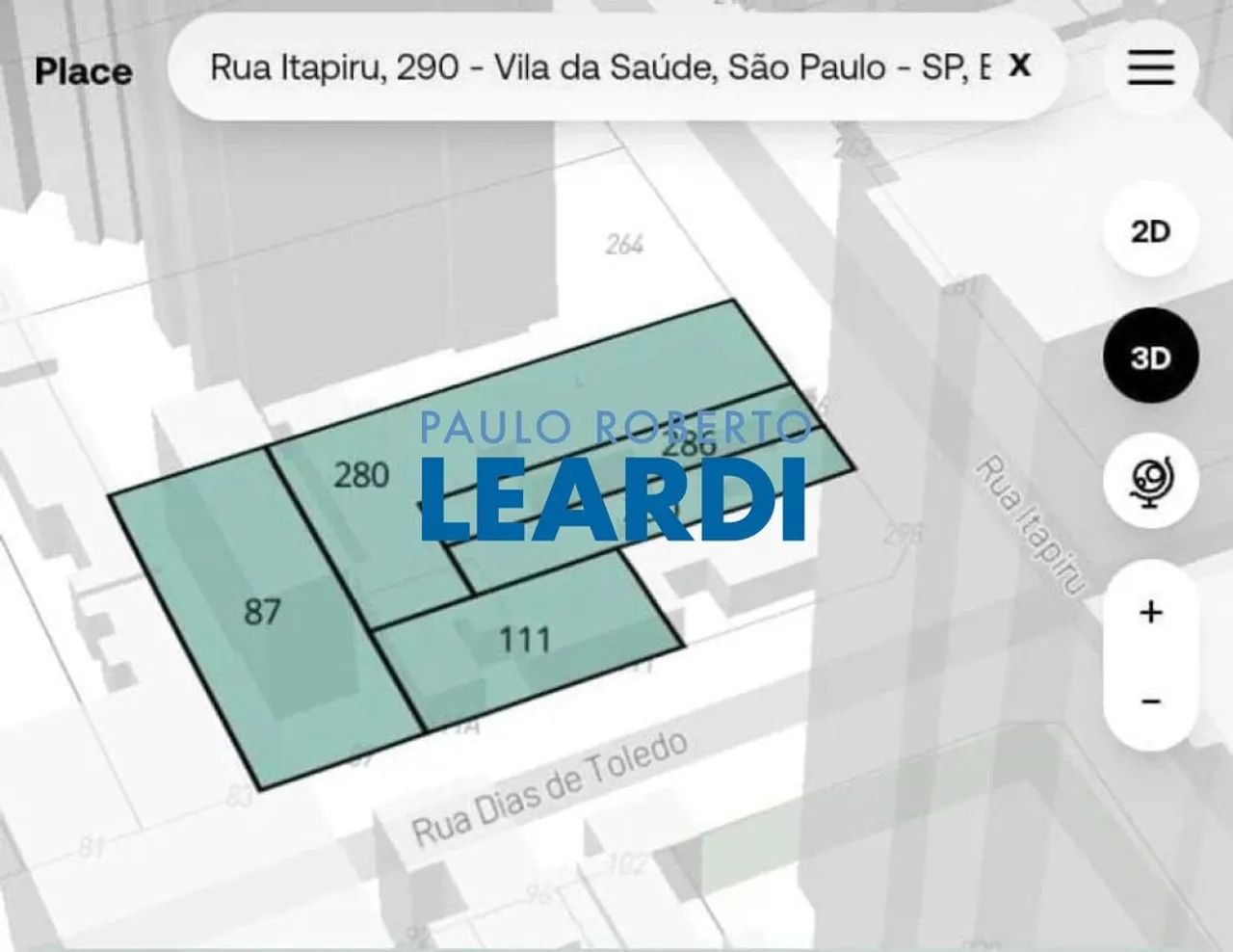 TERRENO - SAÚDE - SP