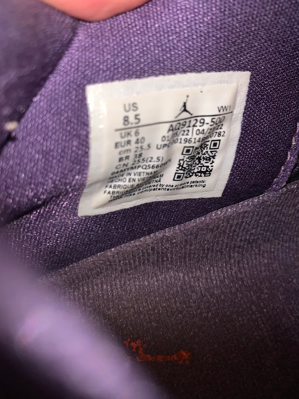 NIKE AIR JORDAN 4 CANYON PURPLE - Foto 3