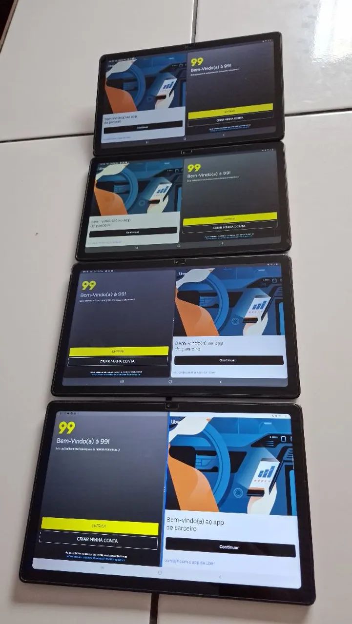 4 Tab A7 Tablet samsung 64gbs 10 polegadas (com detalhe na Tela) - Foto 4