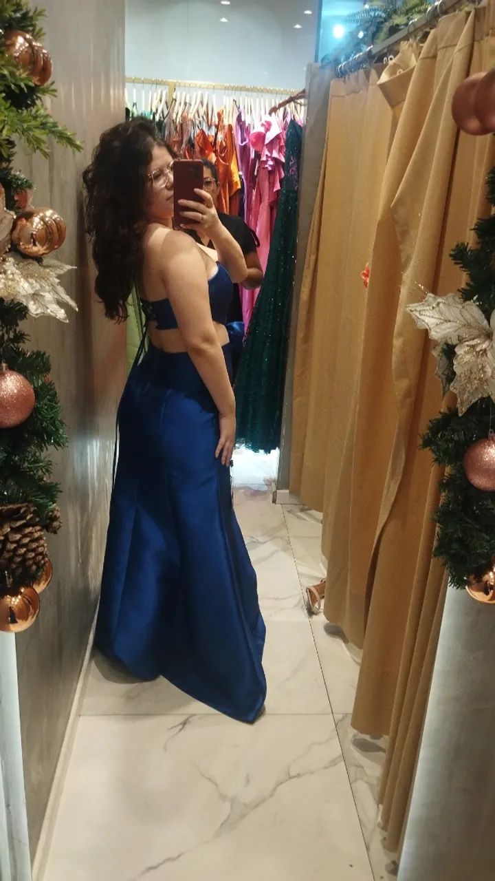 Vestido festa azul  - Foto 3