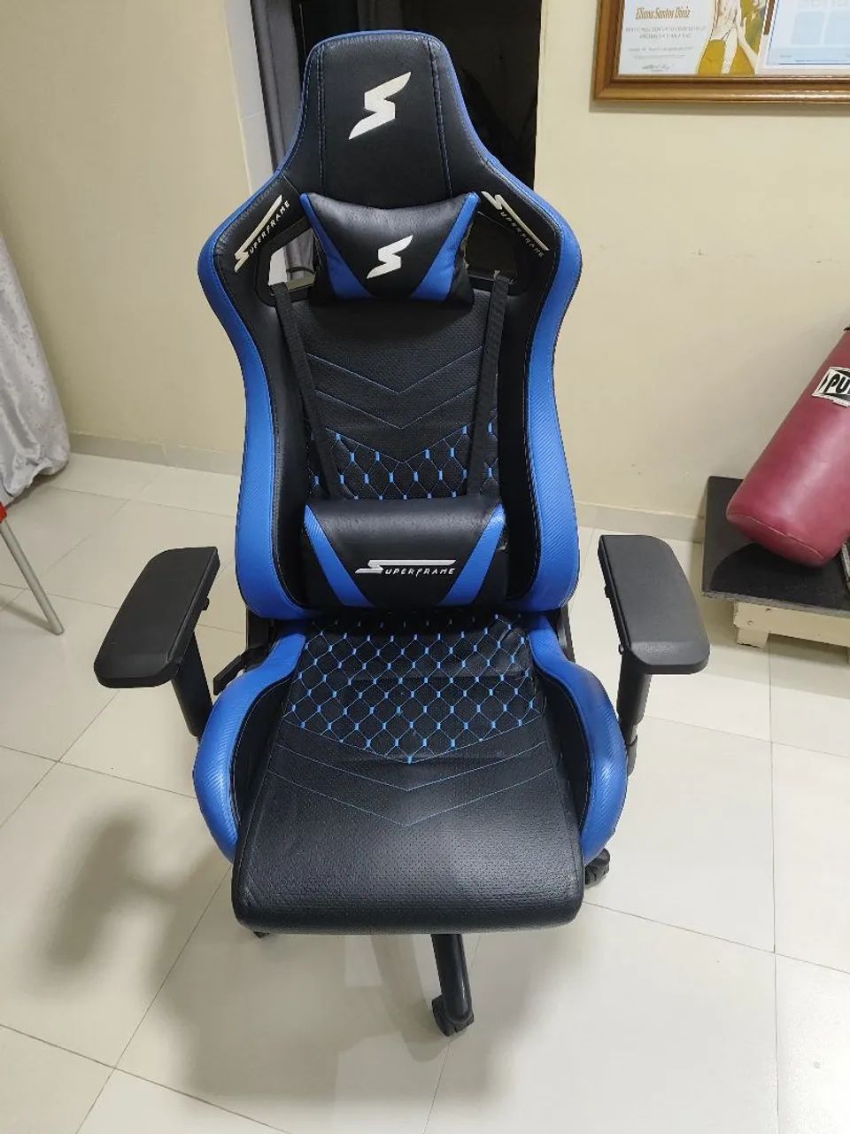 Cadeira Gamer Superframe Cleric Azul 
