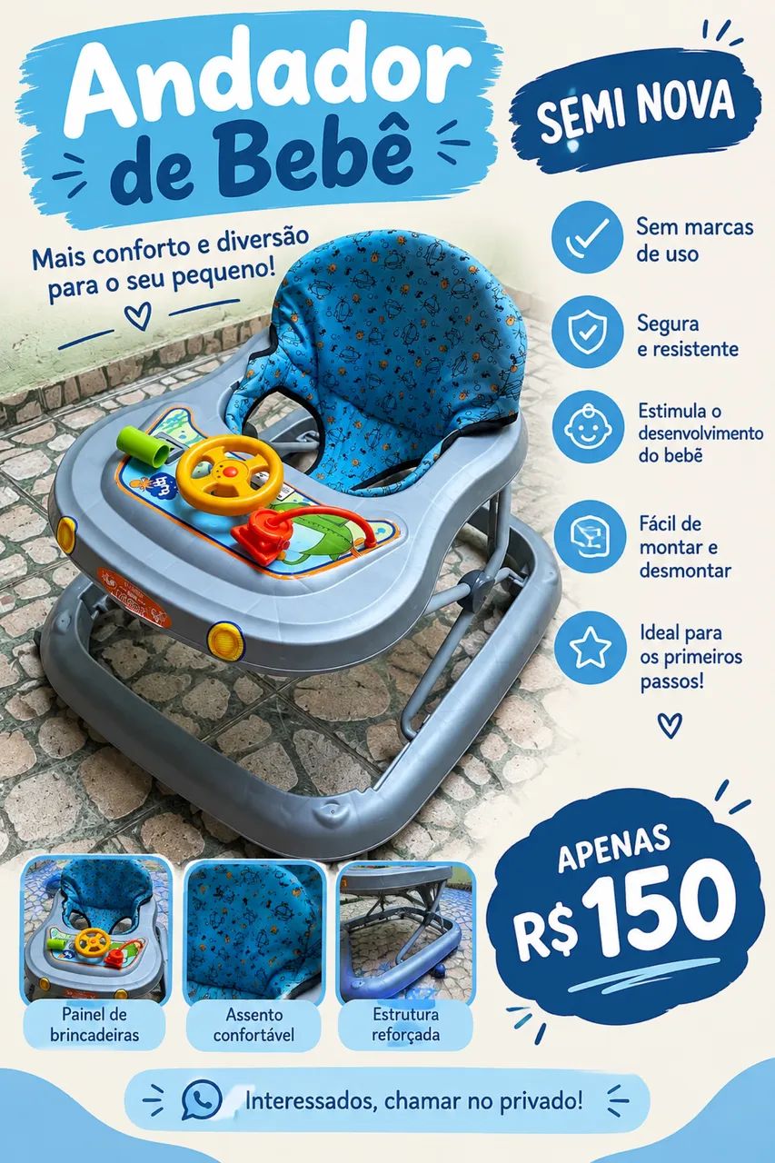 Andador para bebê 