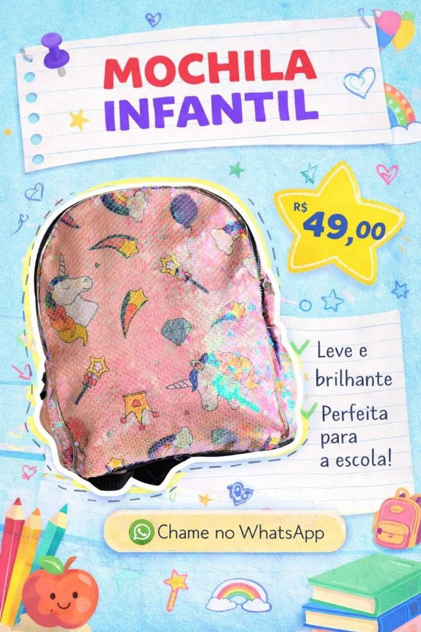 Mochilas infantis e juvenis - Foto 5