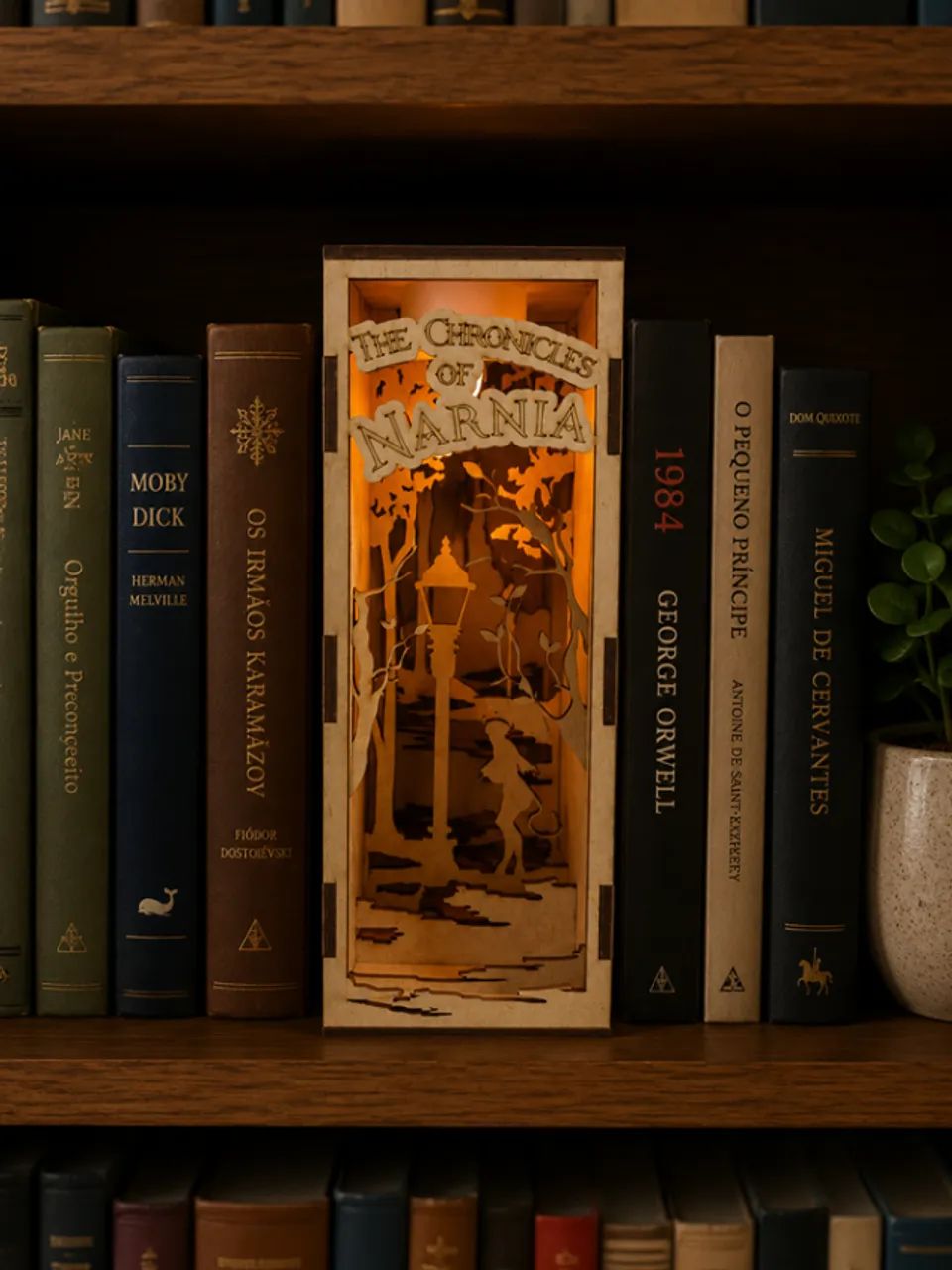 Book Nook As Crônicas de Nárnia