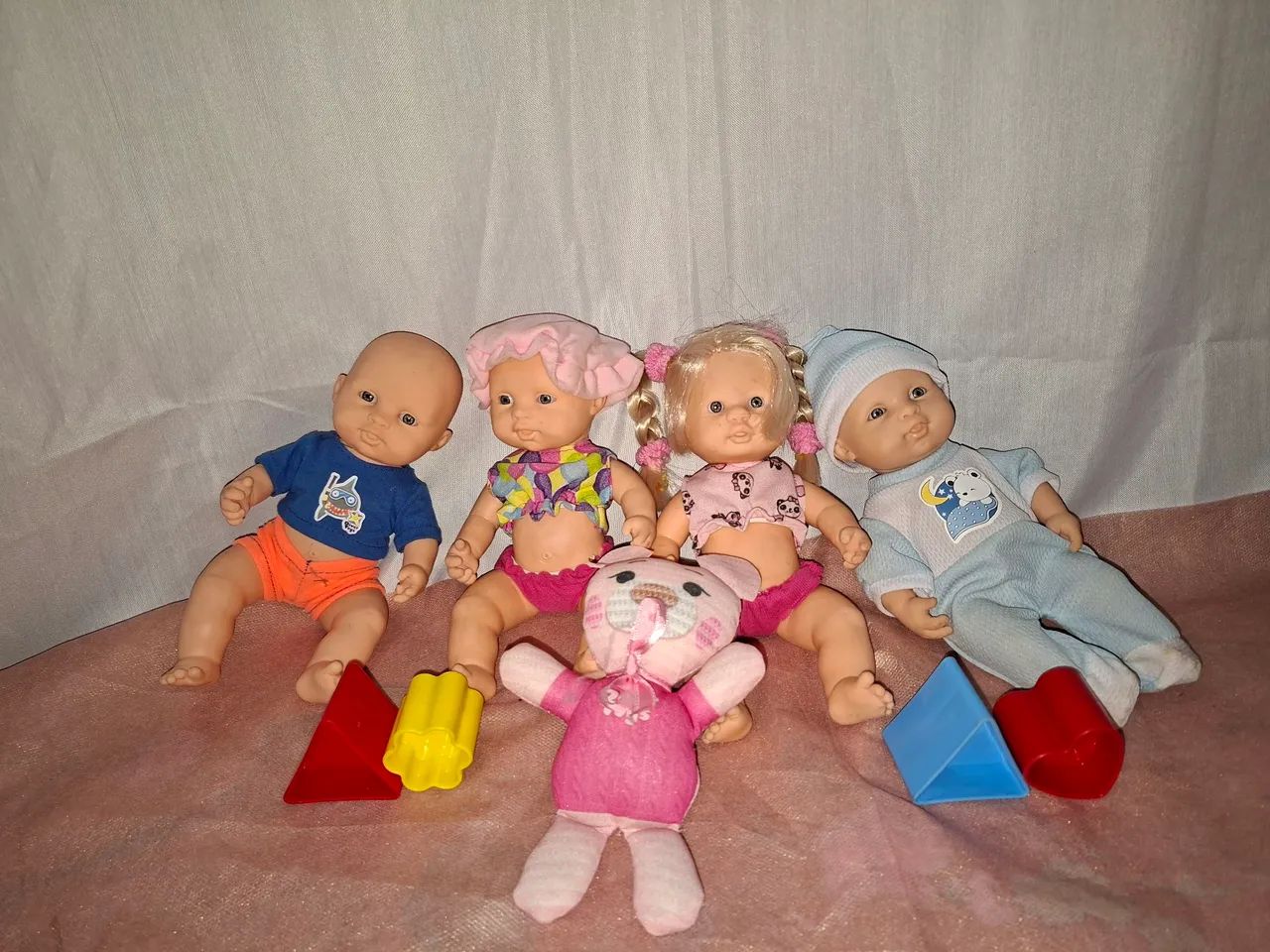 Lotinho Bonecas Mini Bebê + Acessórios Barato  - Foto 2
