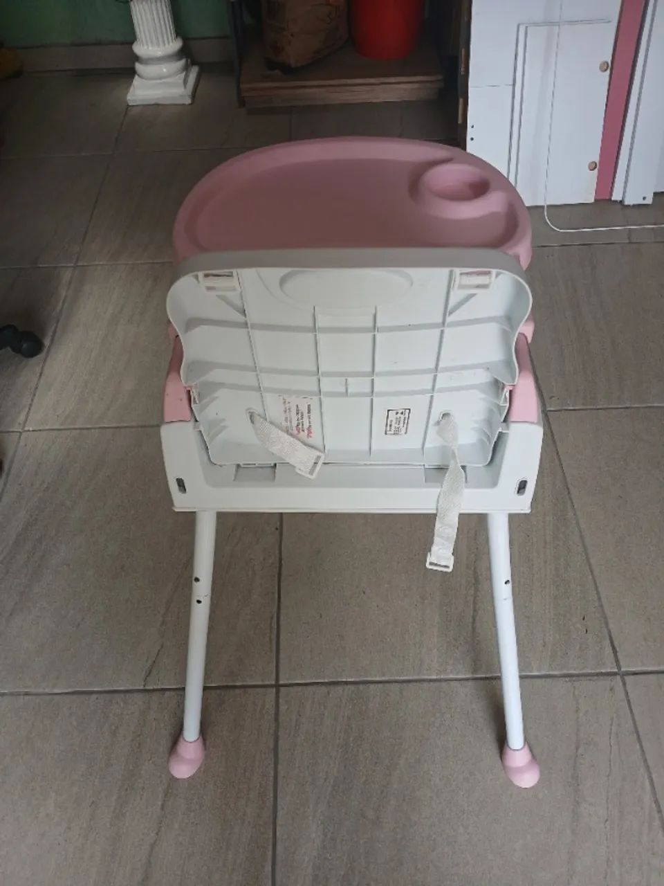 Cadeira De Alimentação Portátil 3em1 Styll Baby Cor Rosa - Foto 5