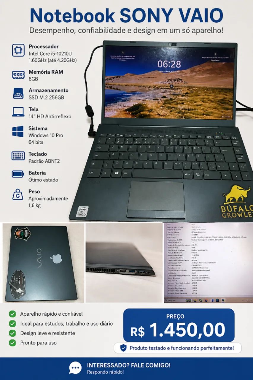 Notebook vaio  - Foto 2