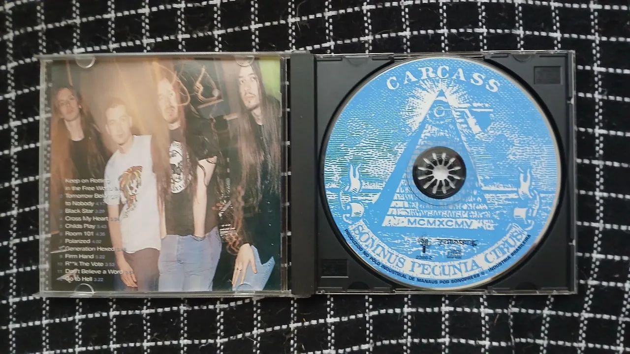 Carcass CD Original Swansong Importado - Foto 3