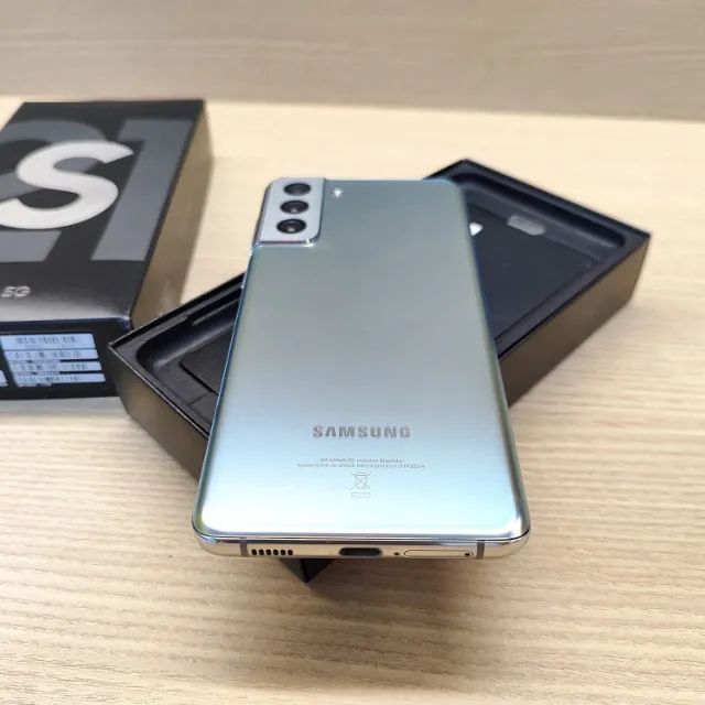 Smartphone Samsung Galaxy S21+ 5G 128GB Prata - Foto 3
