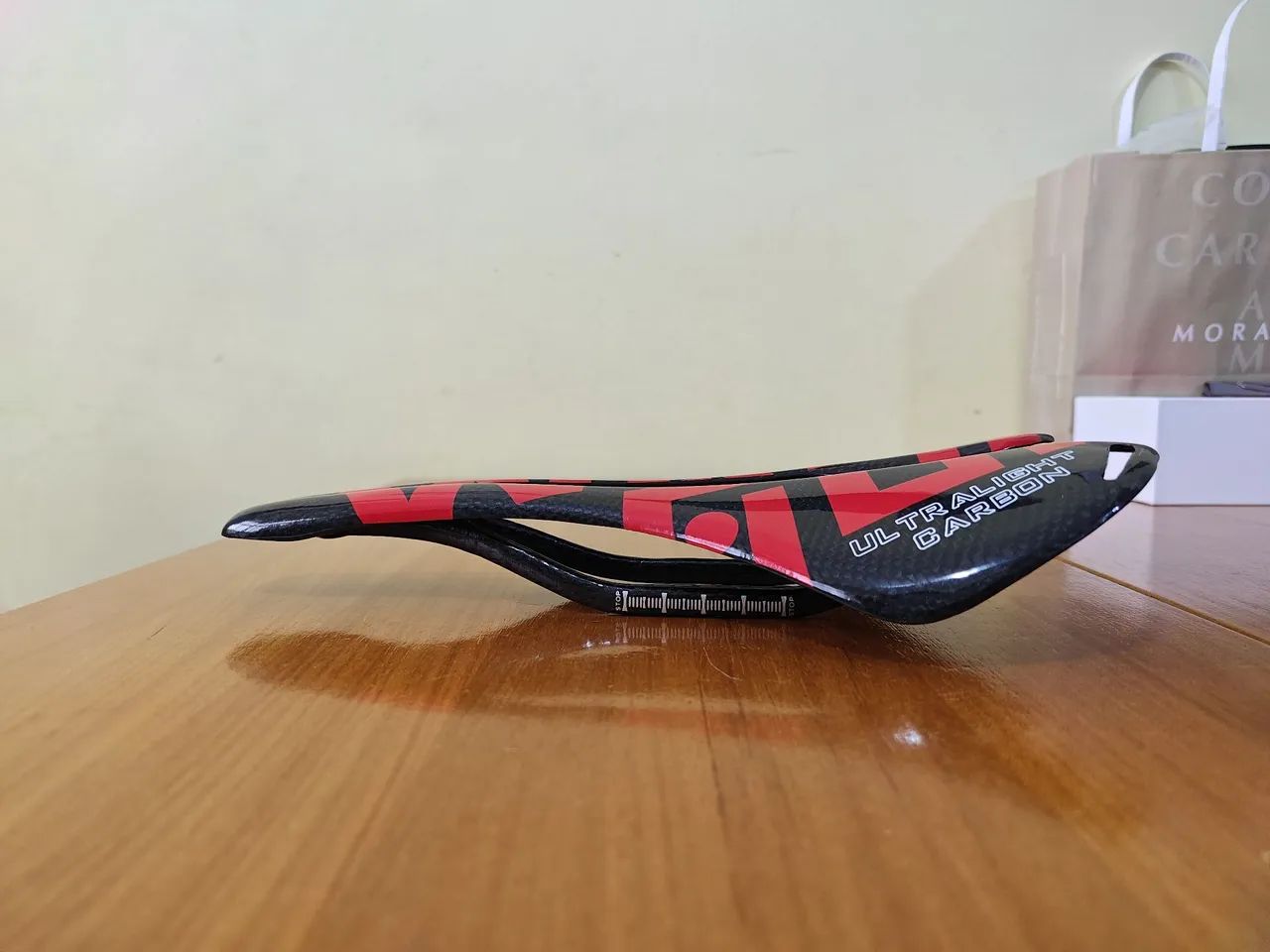 Selim carbono carbono walgun 143mm - Foto 3