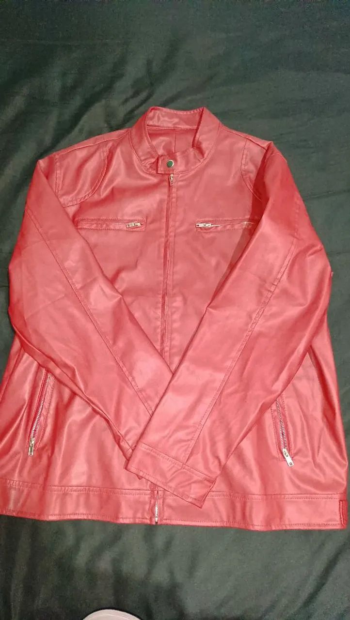 Jaqueta de Couro PU veste G e GG