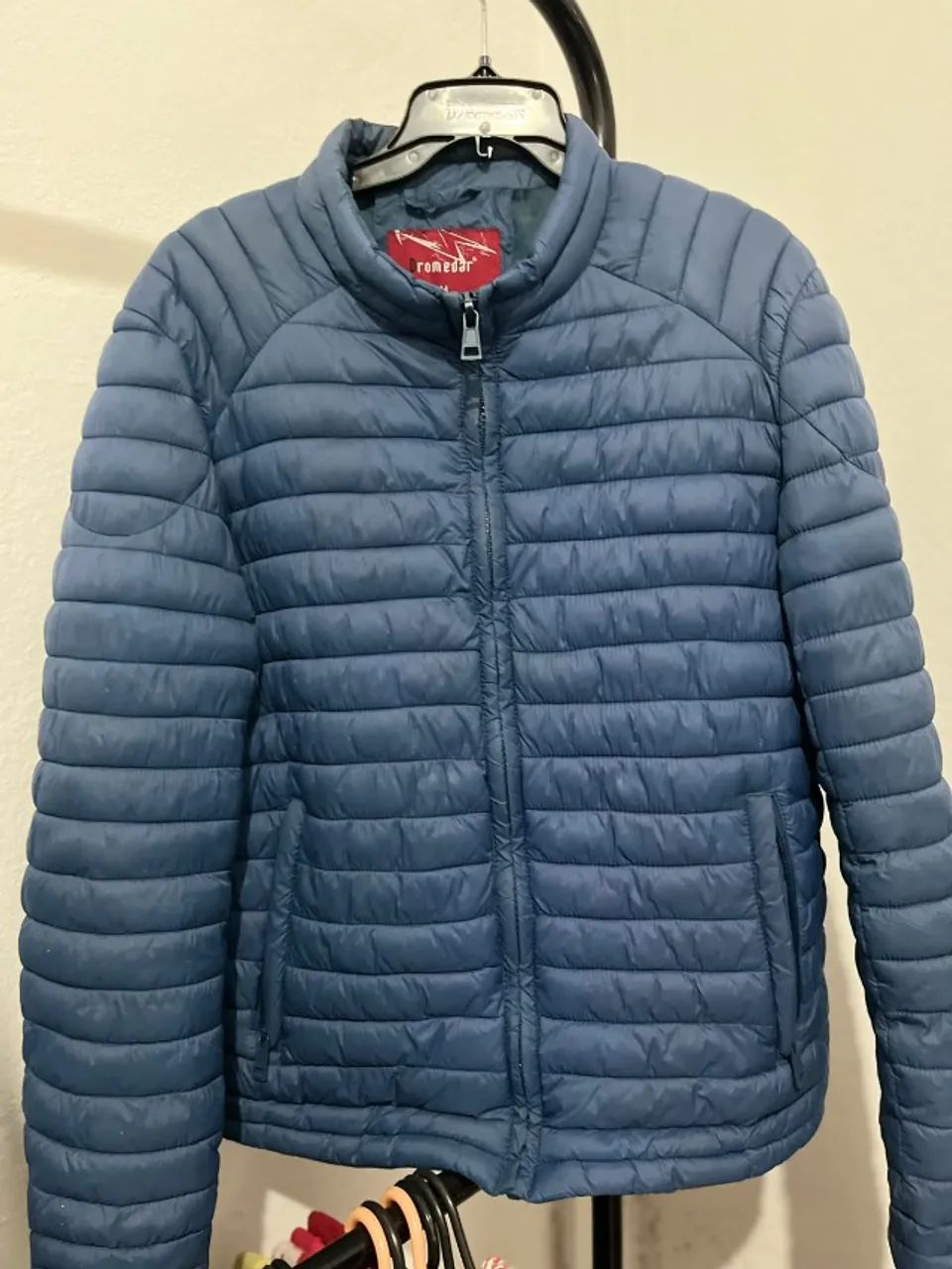 Jaqueta Puffer Azul Tam M