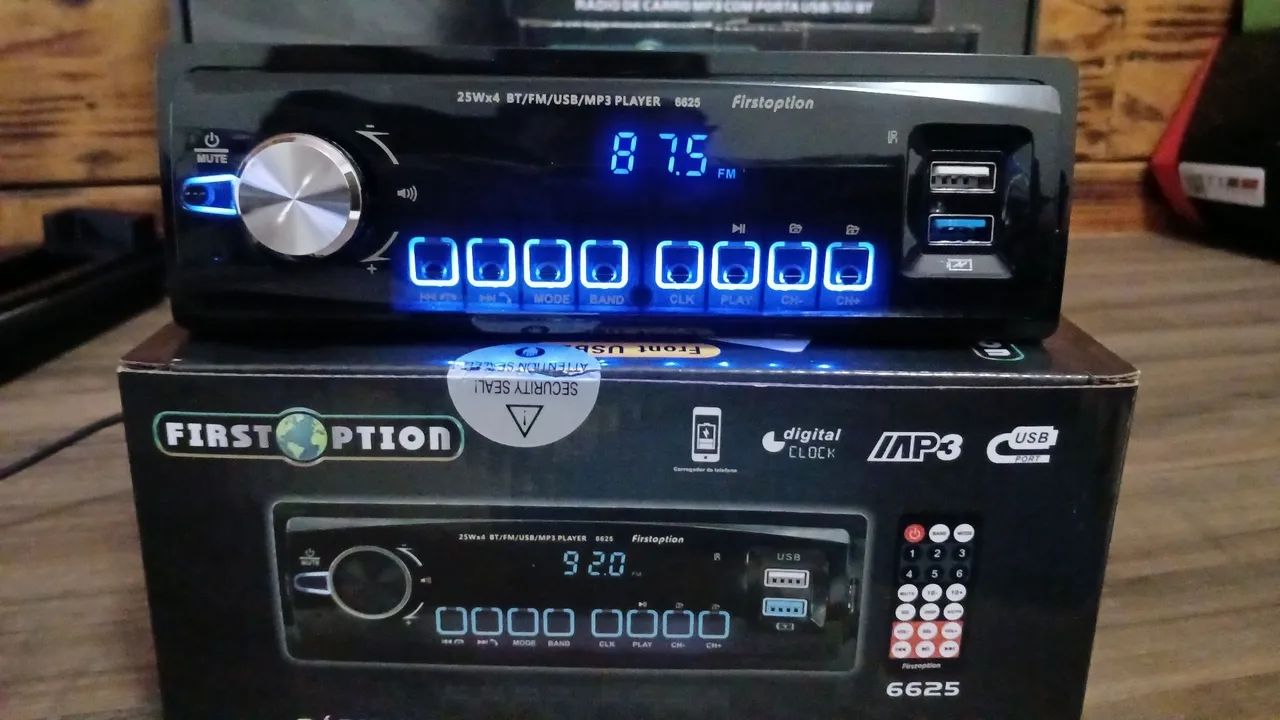 Auto rádio mp3 firstoption - Foto 3