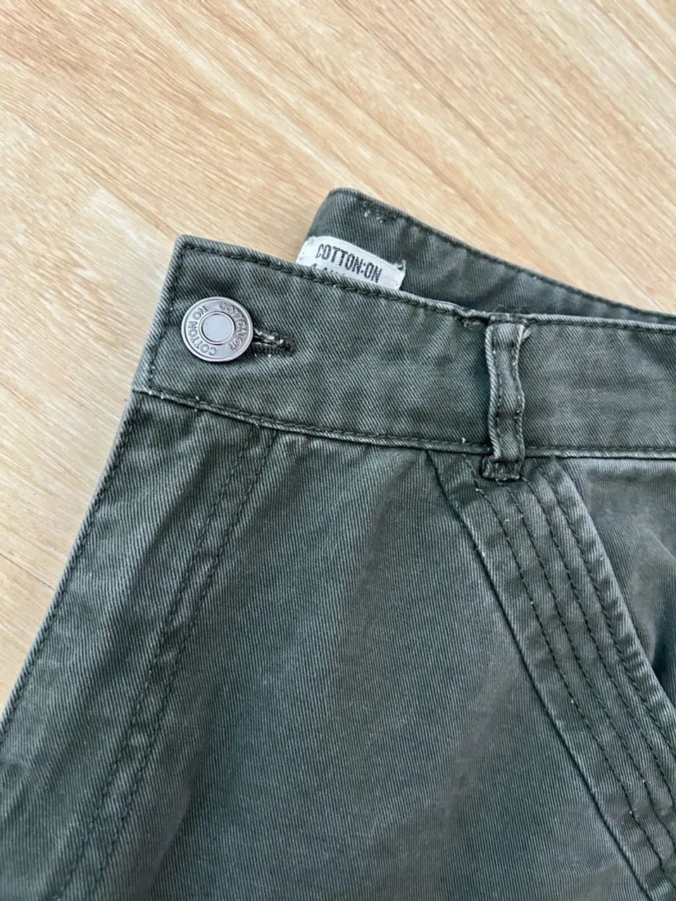 Calça Baggy Verde Militar - Foto 2