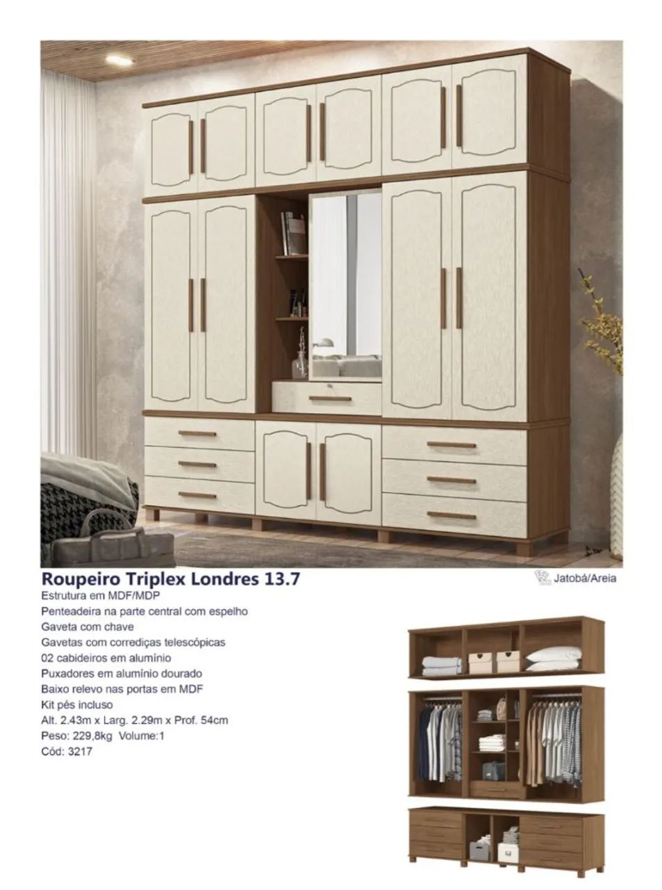 Guarda roupa casal  - Foto 2