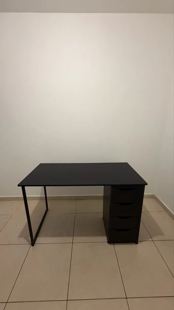 Mesa de escritório com nicho  - Foto 3