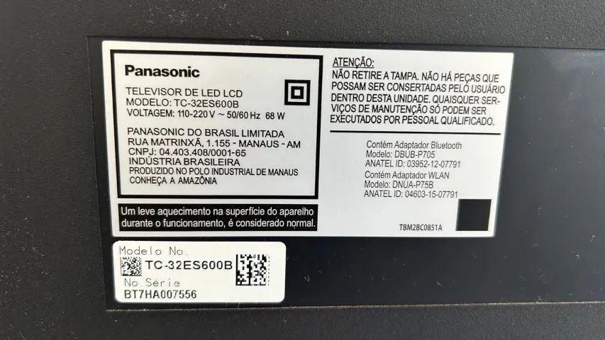 SMART TV panasonic 32'' - em perfeita condição - Foto 4