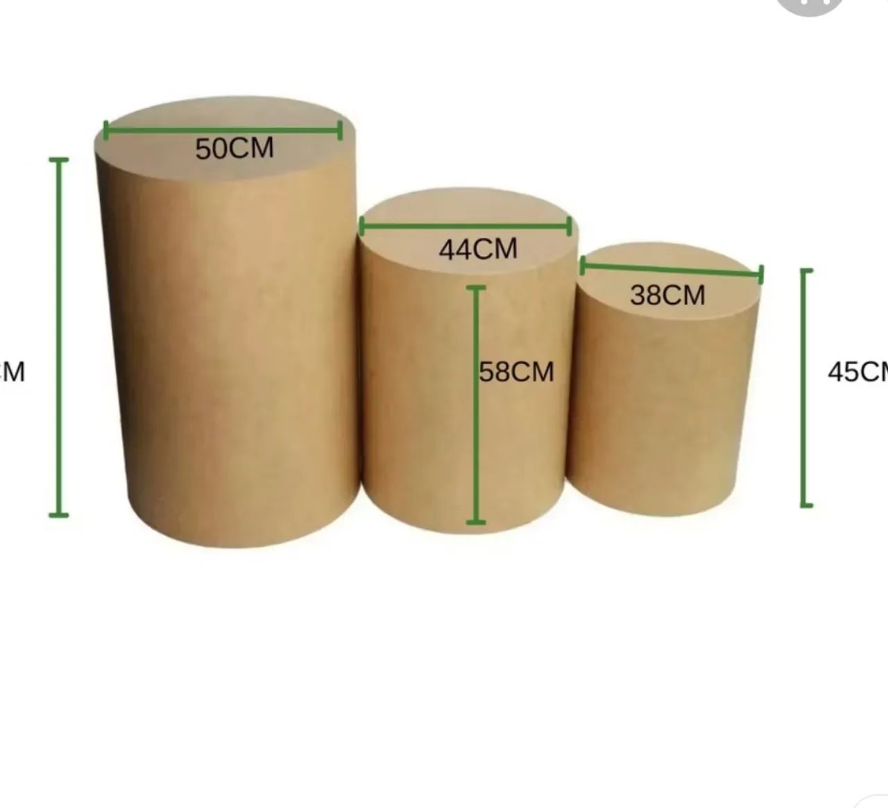 Kit cilindro e aro para decoração  - Foto 2