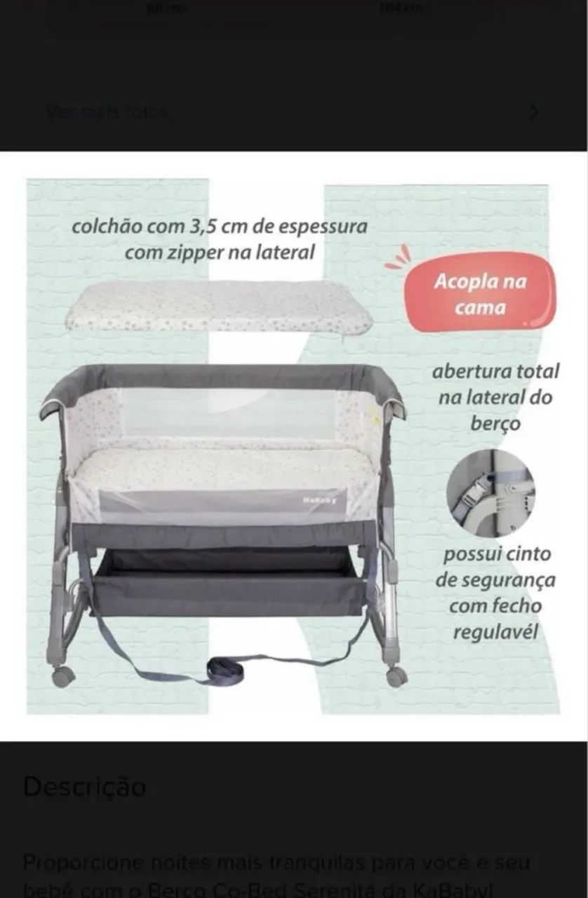 VENDO BERÇO MOISÉS!!!!