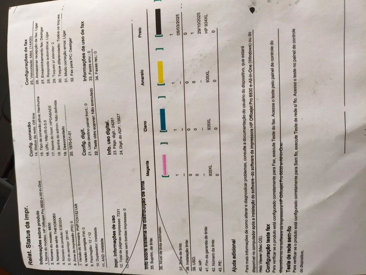 IMPRESSORA MULTIFUNCIONAL Hp Officejet pro 6830 - Foto 2