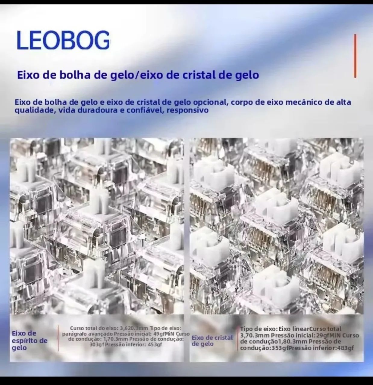 Teclado gamer mecânico top leobog k81  - Foto 4