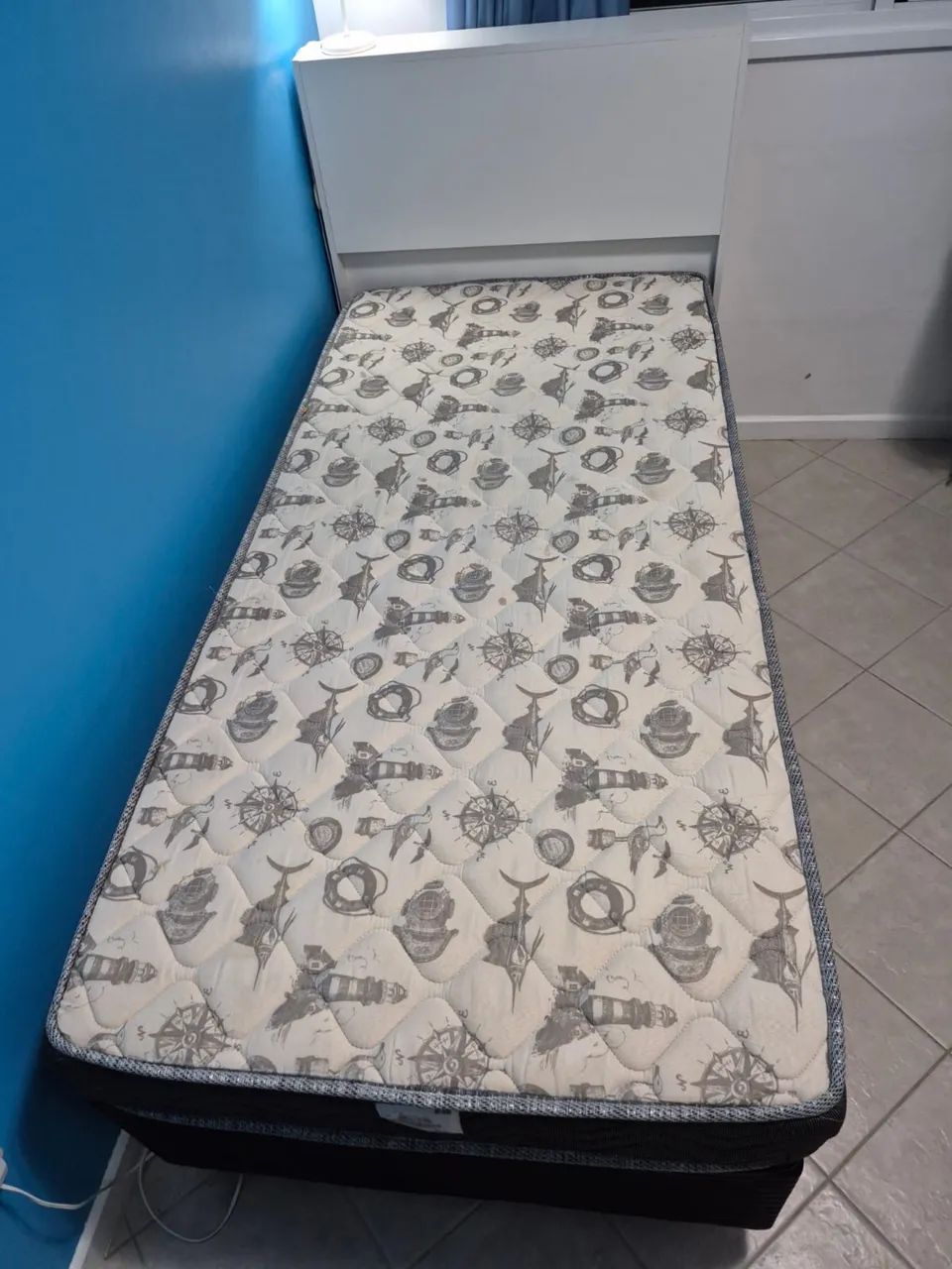 Cama box com colchão solteiro  - Foto 2