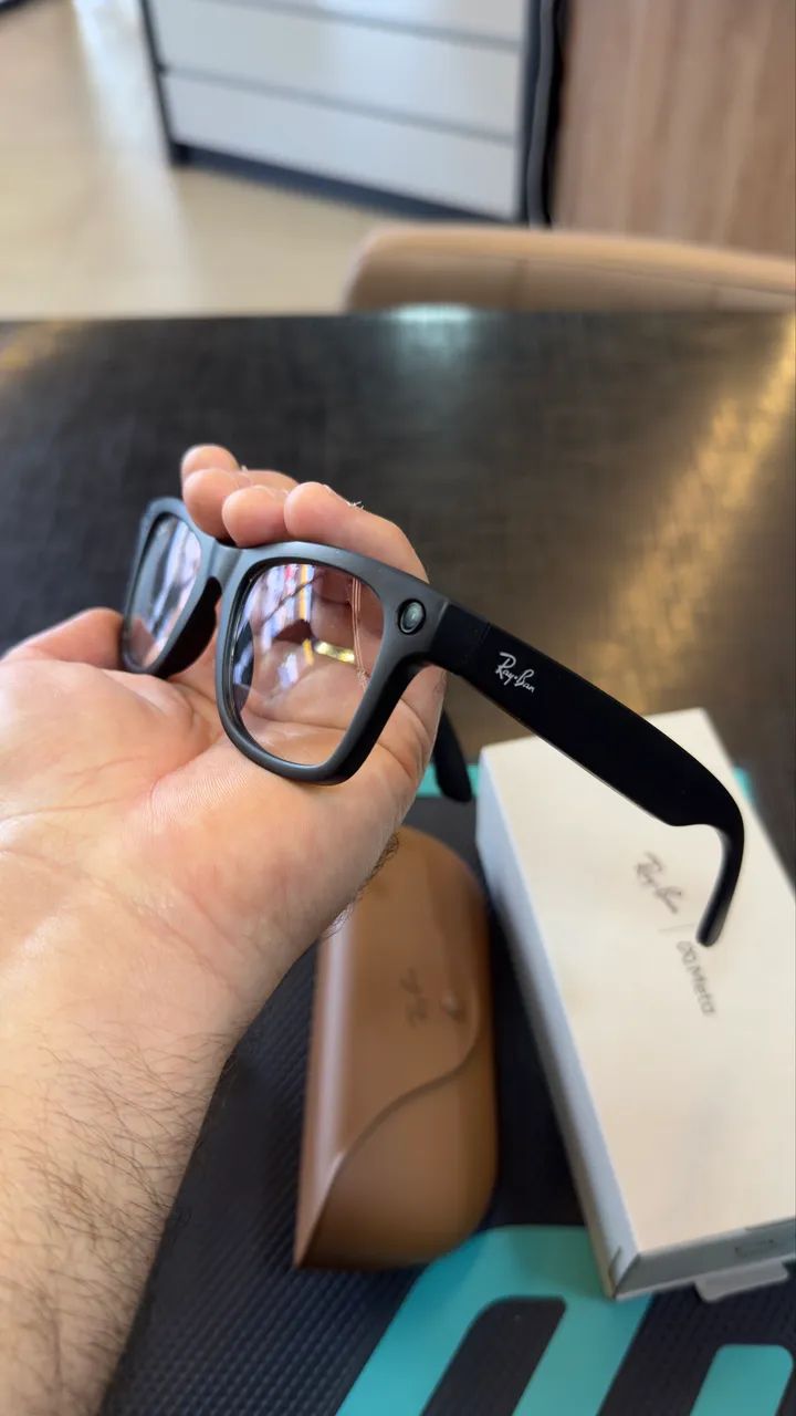 Óculos Ray Ban meta wayfarer número 50 transition  - Foto 2