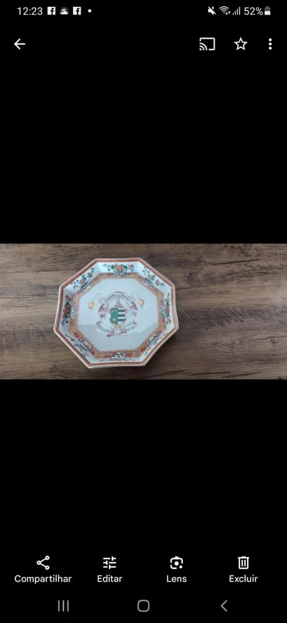 Travessa em Porcelana Portuguesa