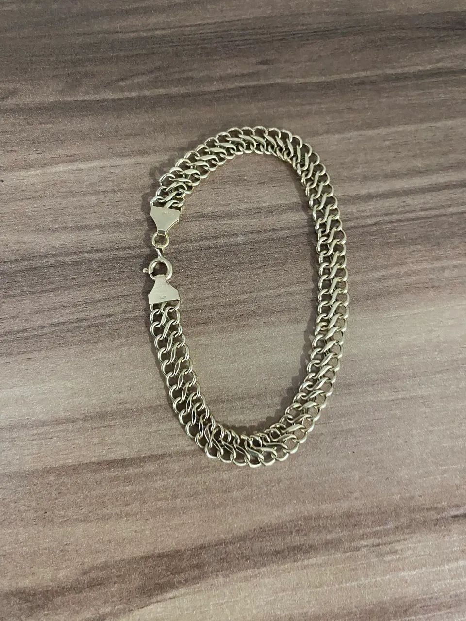 Ouro 18k pulseira lacraia 