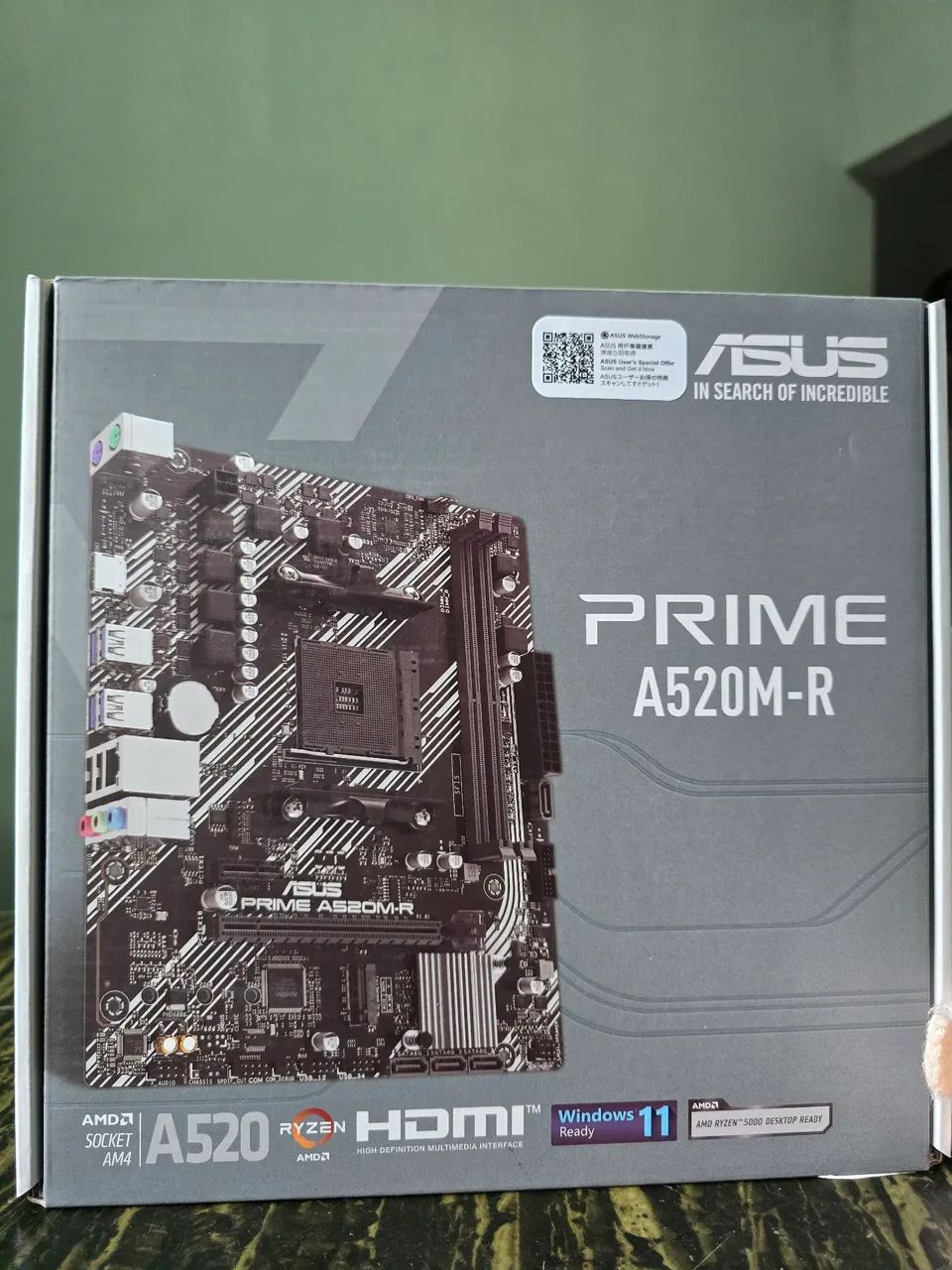 Placa mae AMD A520M DDR4 Asus Prime Nova Lacrada. (Castanhal) - Foto 4